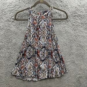 Elodie Women's Small Halter Tank Top Flowy Boho Hippy Festival Summer Casual‎